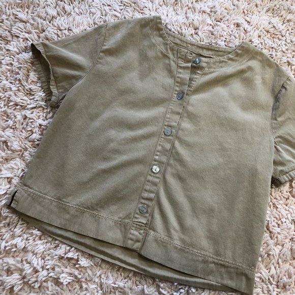 Vintage No Brand Button Up Short Sleeve T-Shirt - Picture 3 of 8